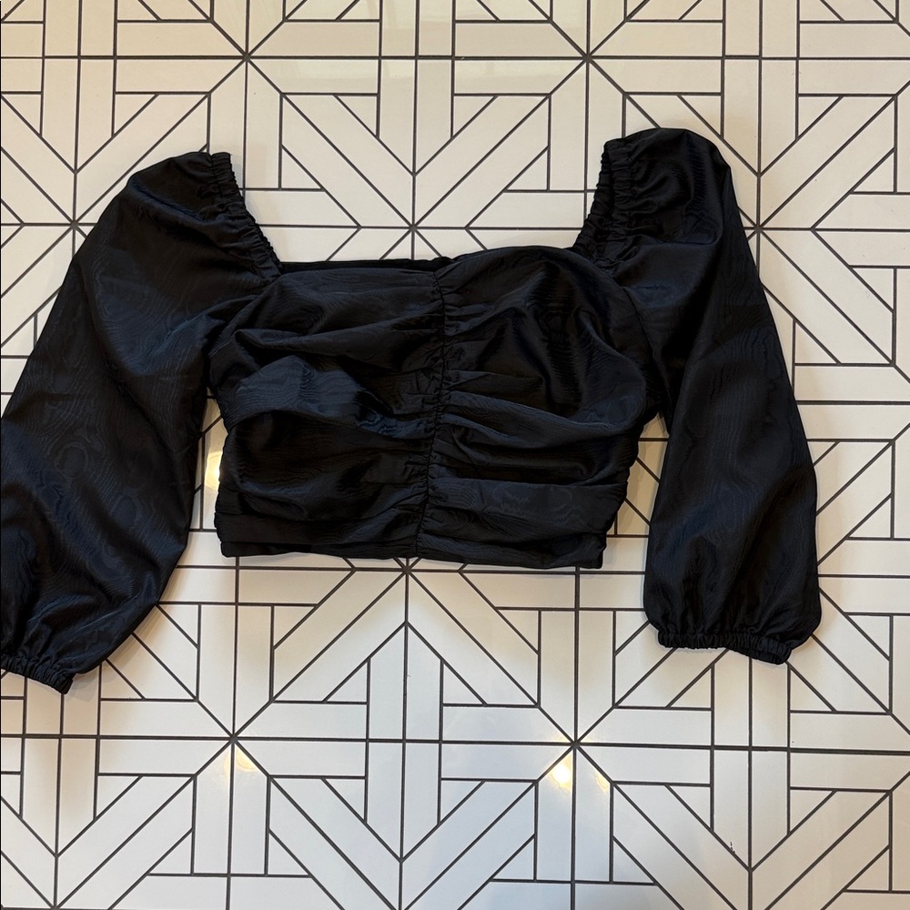 Elegant Black Women's Top